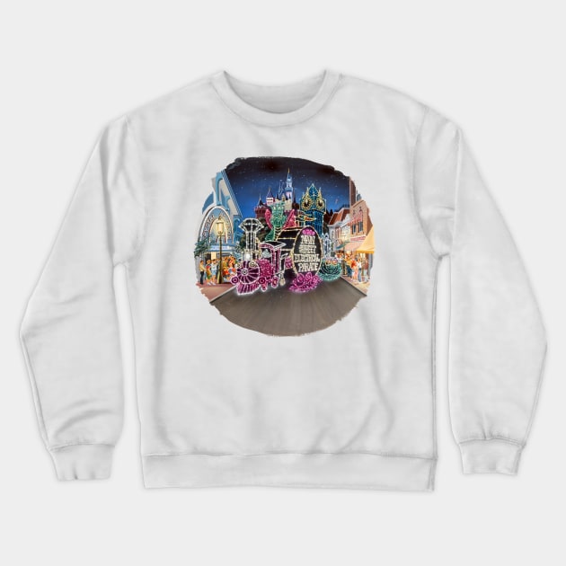 Main Street Electrical Parade Crewneck Sweatshirt by Edumj